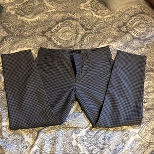 Banana Republic Blue and Black Cropped Pants